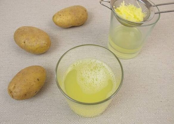 Potato juice on an empty stomach increases stomach acidity